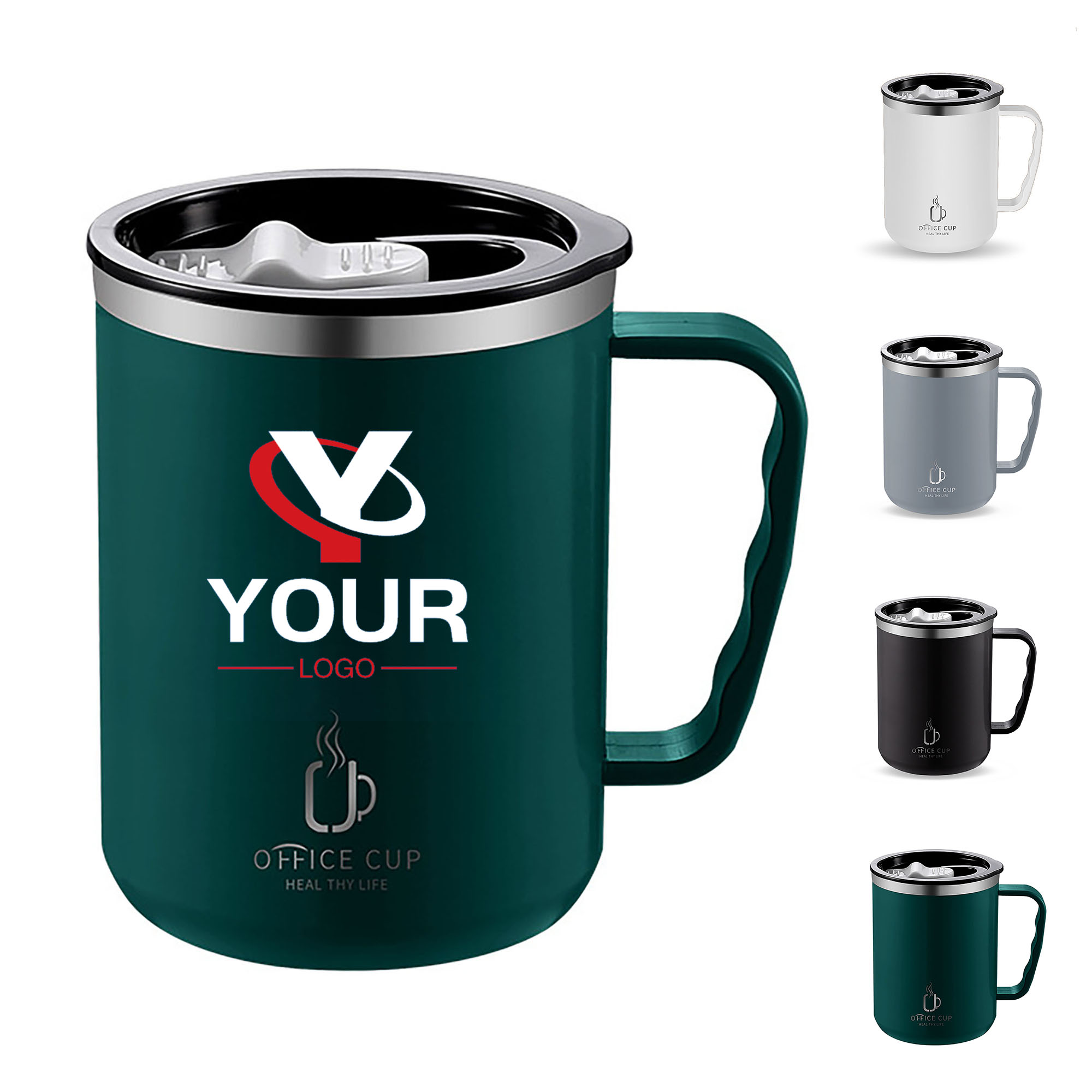 304 Stainless Steel Handle Travel Mug 3