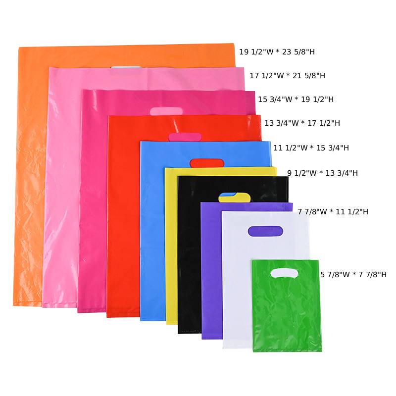 Soft Die Cut PE Plastic Bag 4