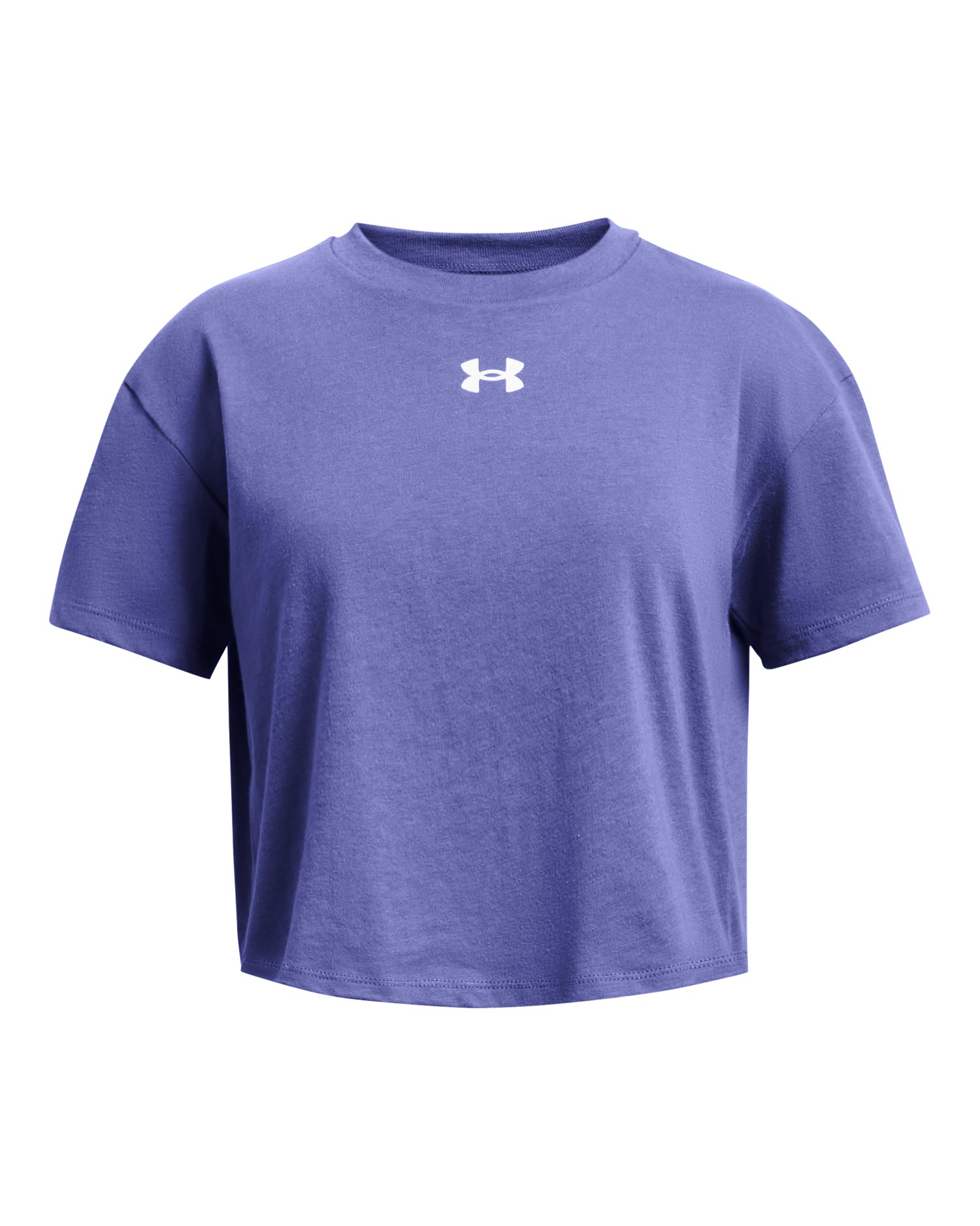 UA Crop Logo Girls' Short Sleeve 7