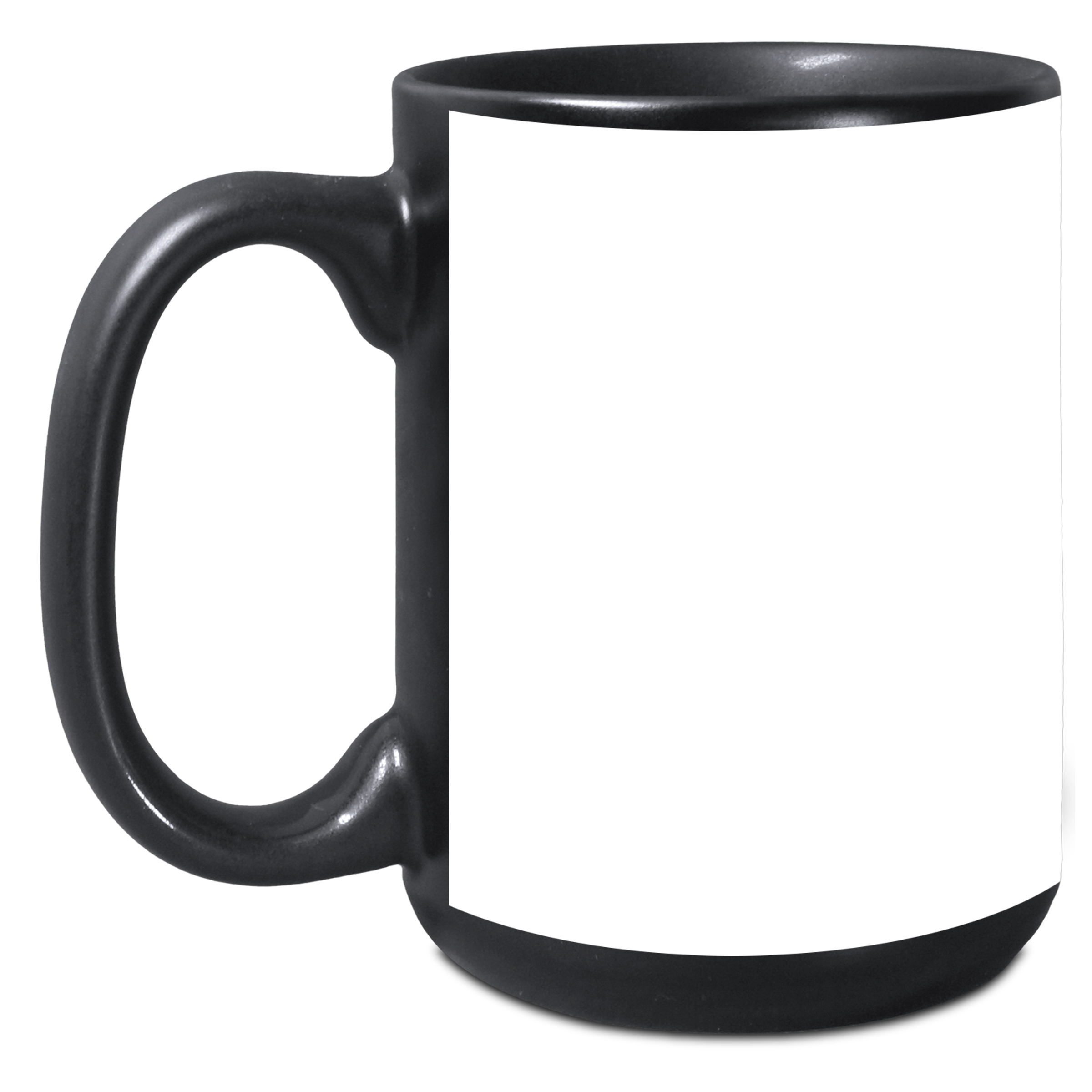 15 Oz. Mighty Matte Black Mug 4