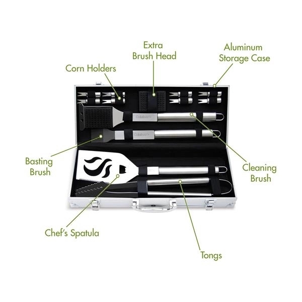 Cuisinart(R) 14 Piece Deluxe Grill Tool Set 2