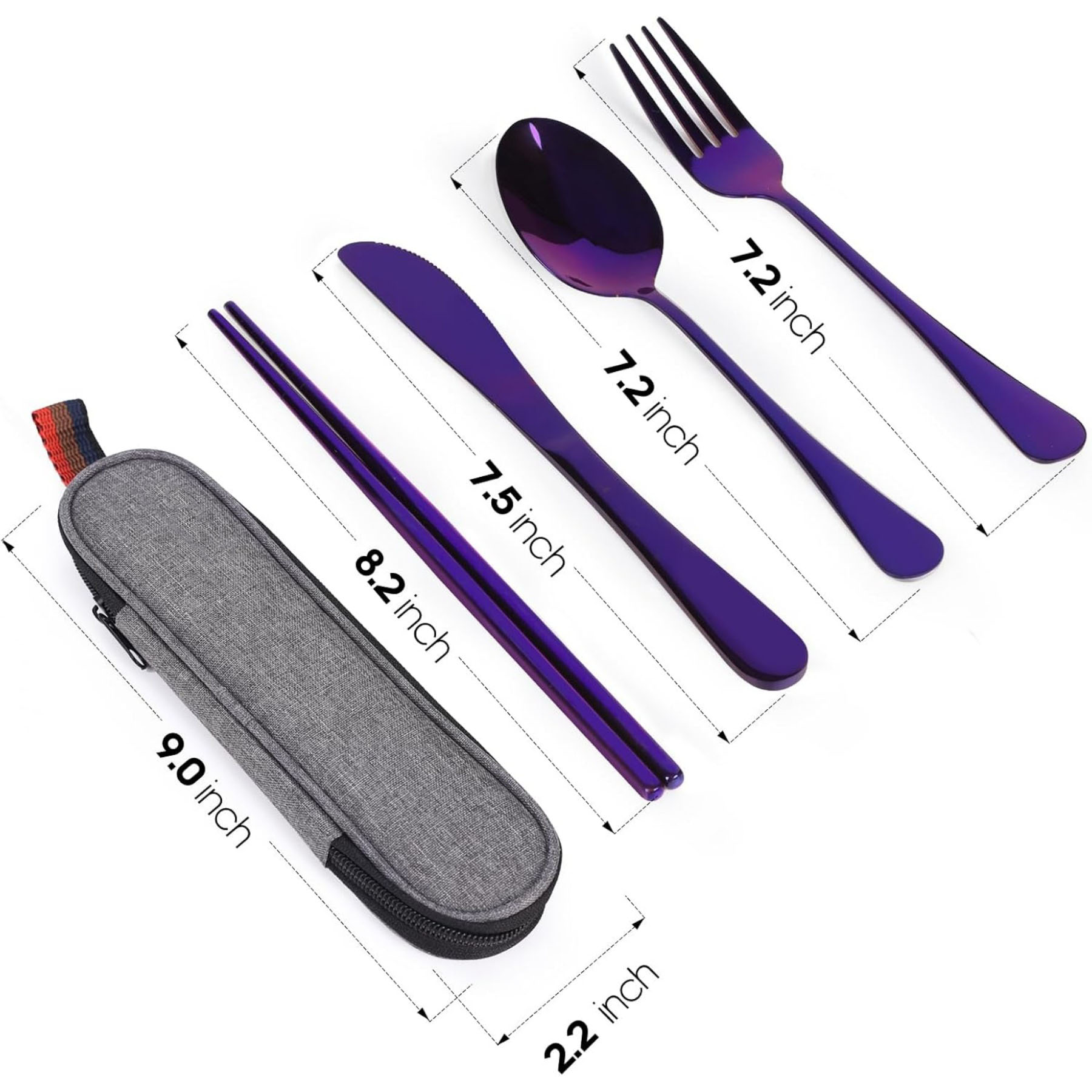 Travel Utensils with Case 2