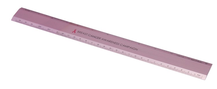 12" Breast Cancer Awareness Desk Ruler 3
