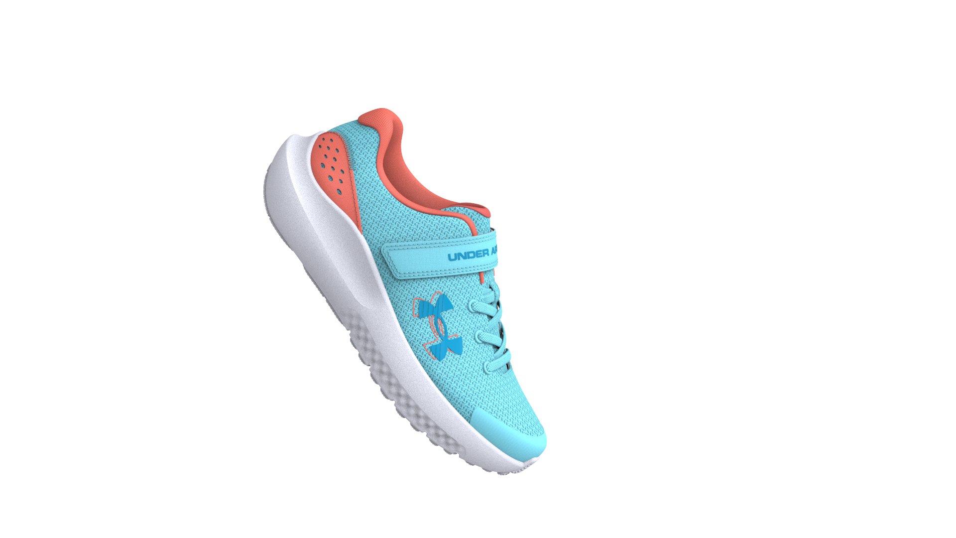 UA Surge 4 Running Girls' Pre-School Shoes 7