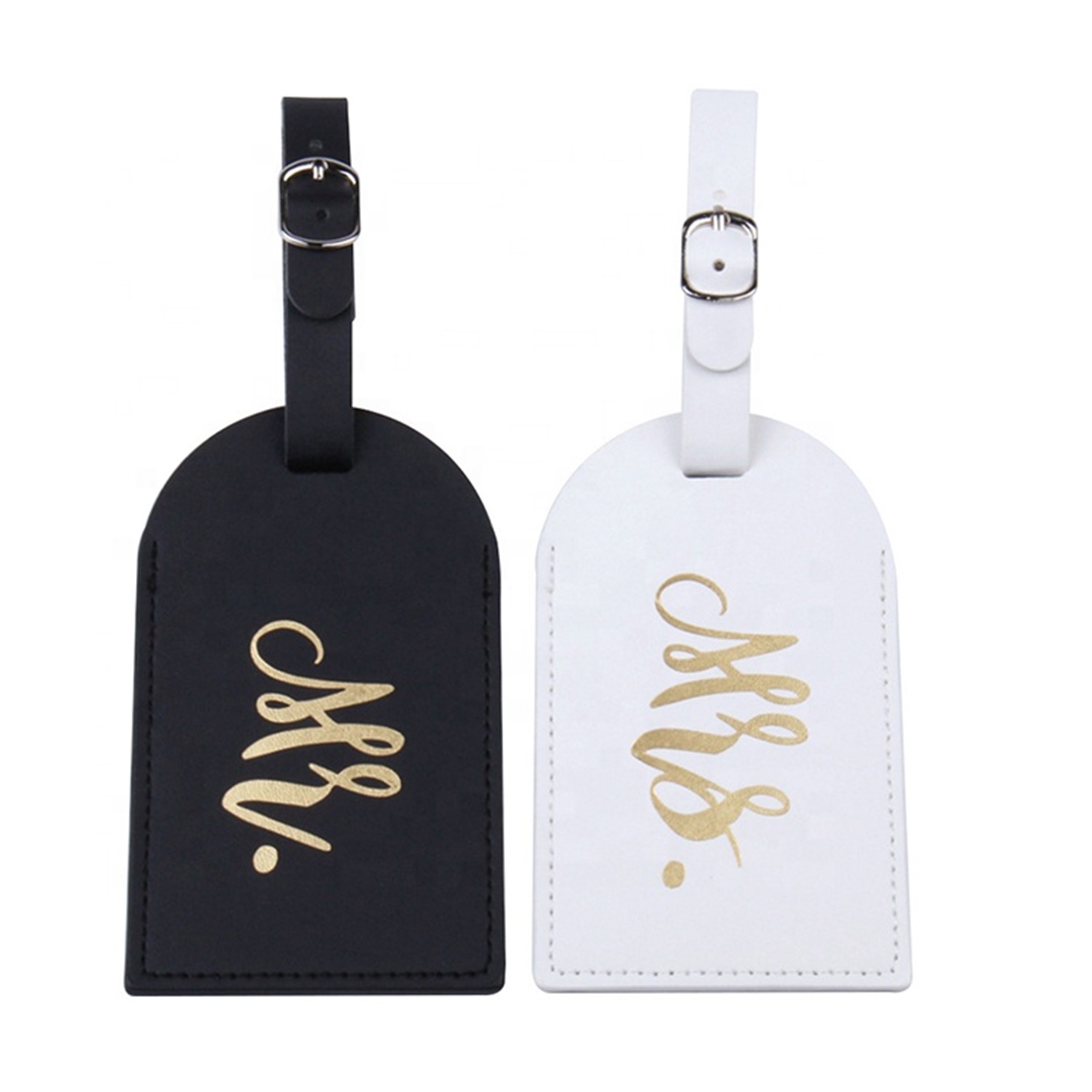Custom Leather Luggage Tag Baggage Claim Tag 5