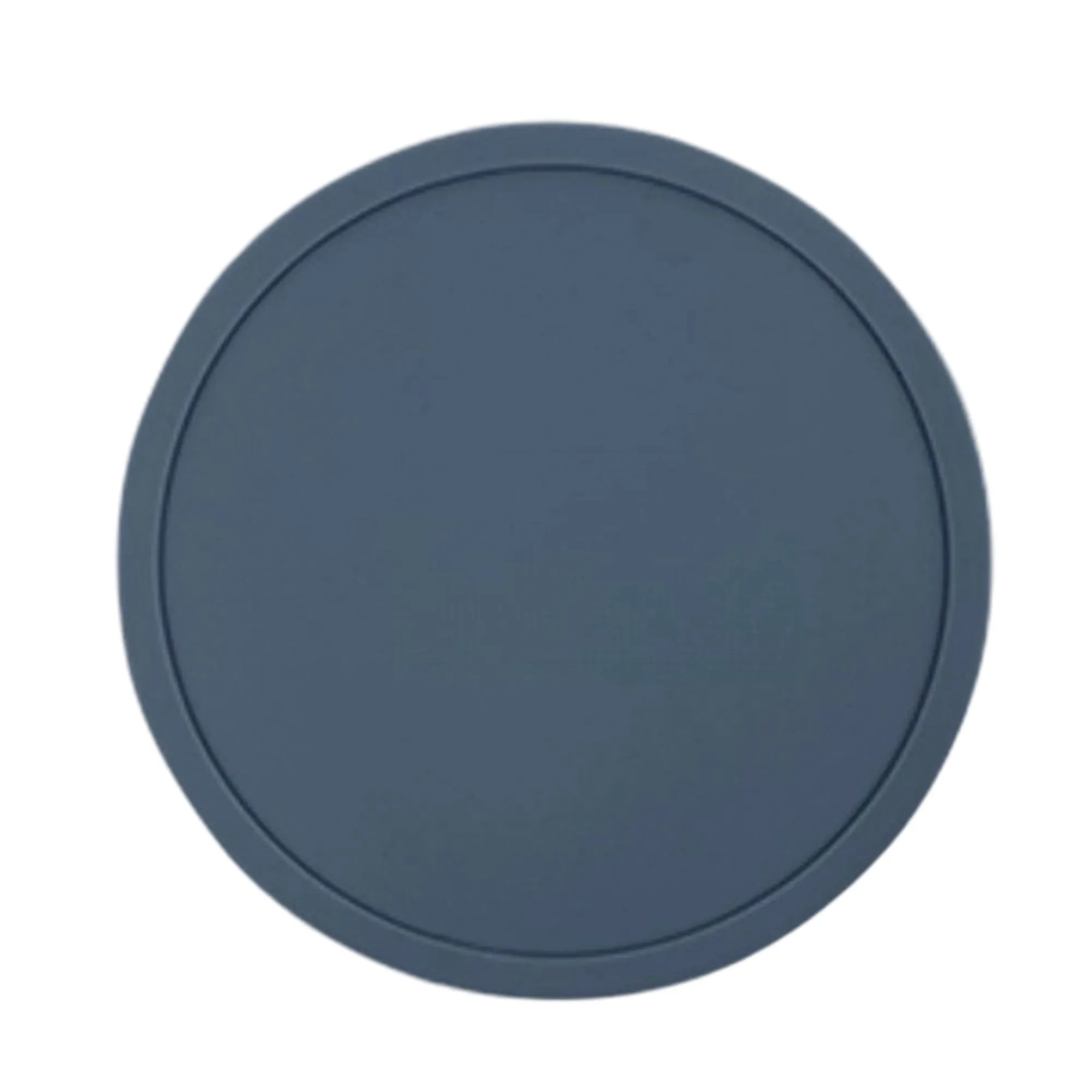 Round Silicone Coaster with Spill Resistant Design 13