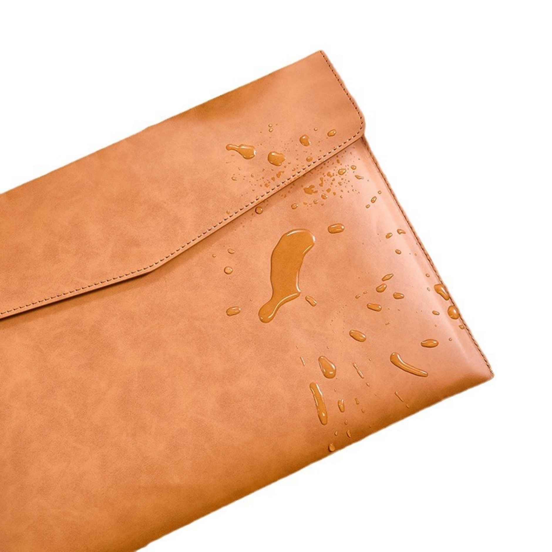 Waterproof PU Leather A4 File Folder Laptop Sleeve Pouch 3