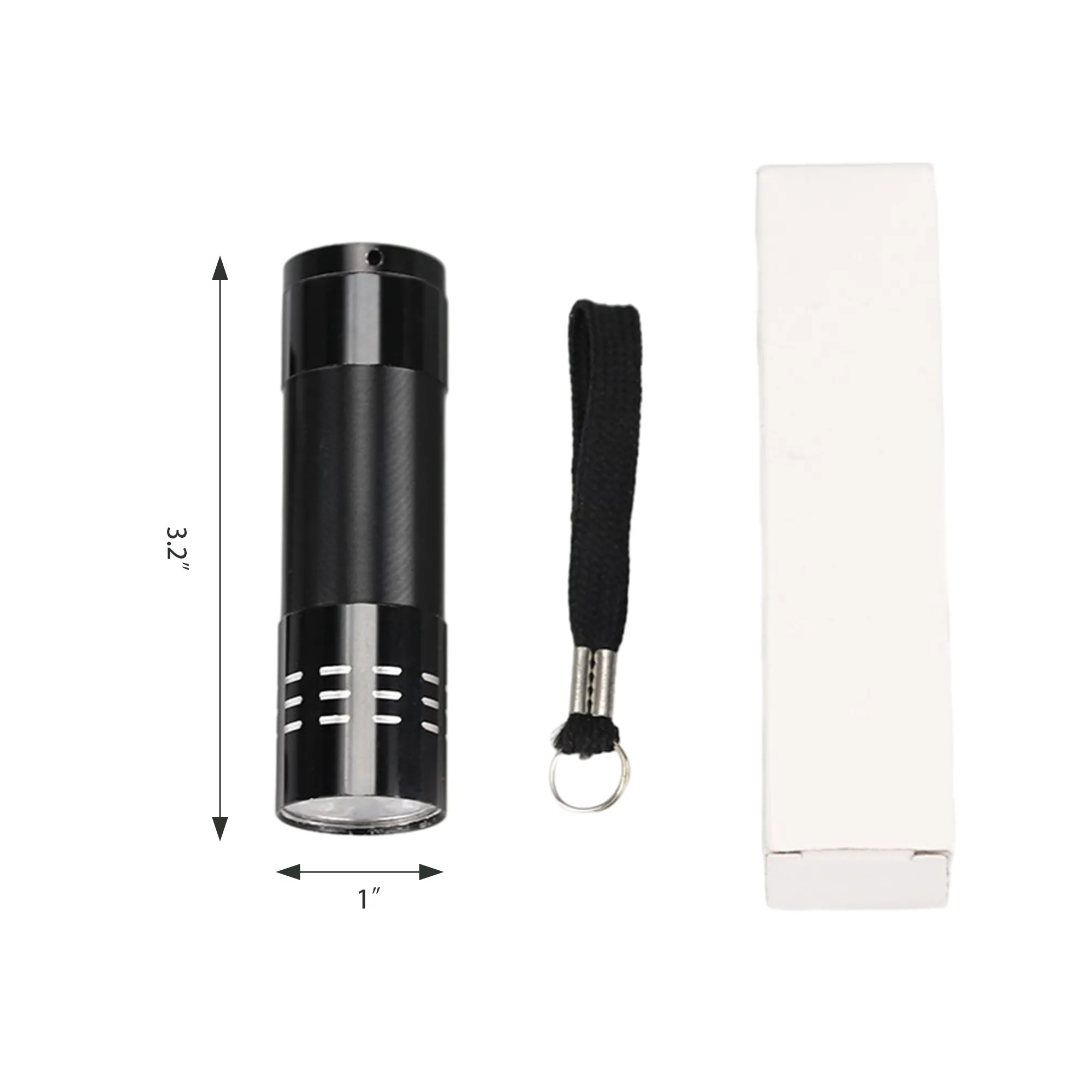 9 LED Light White Flashlight MOQ 100PCS 4
