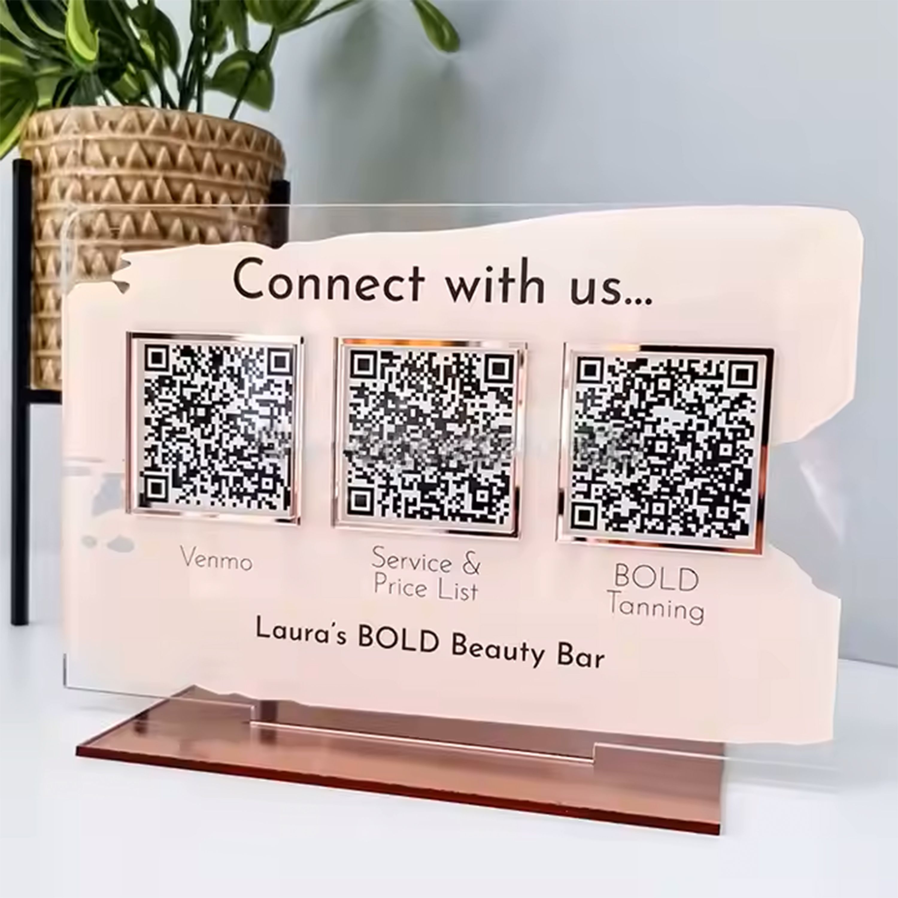 Custom Acrylic Advertising Display Sign 3