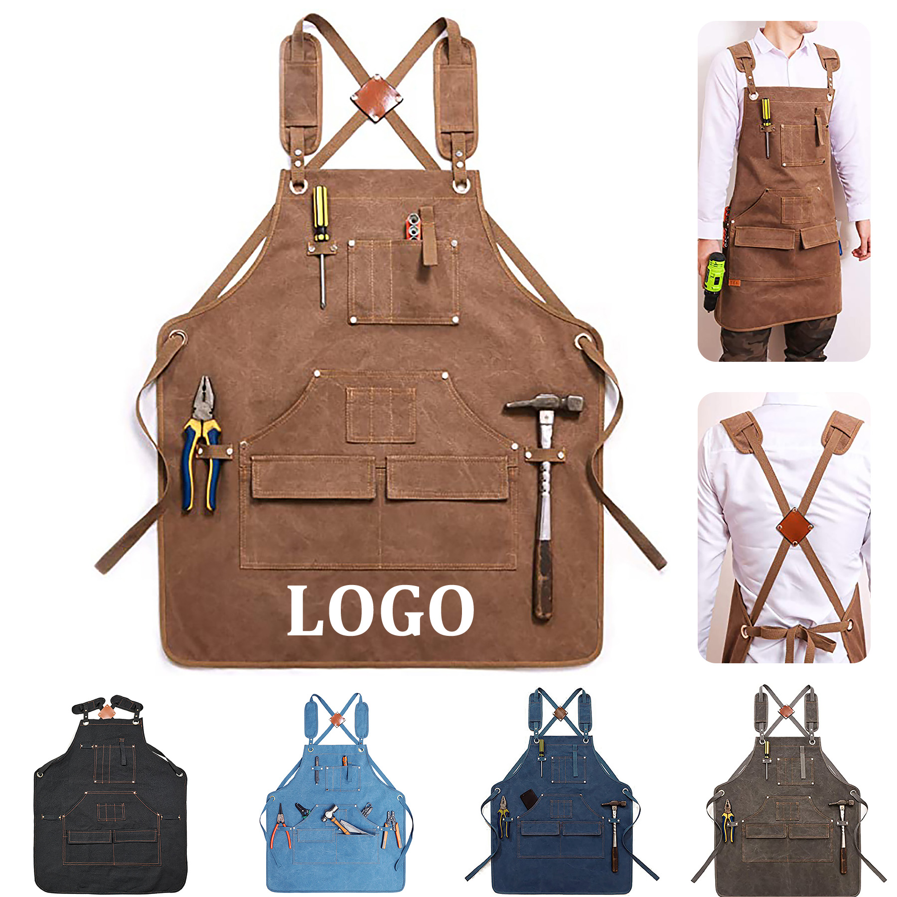 Canvas Work Apron 6
