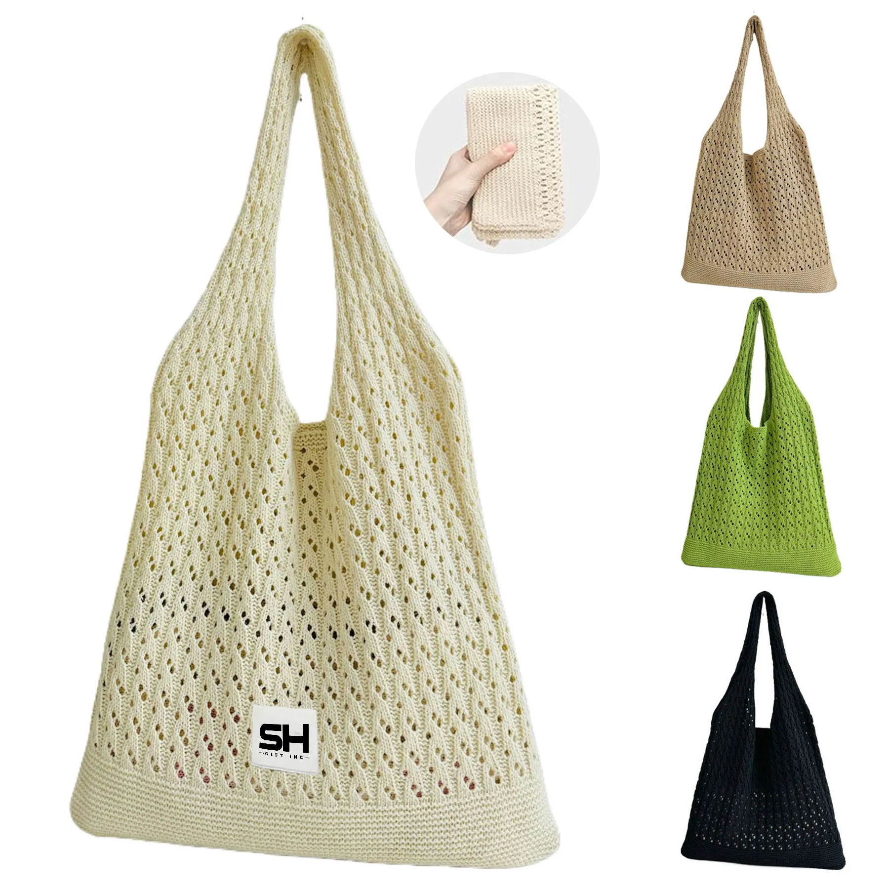 Summer Beach Knitted Handbag 1