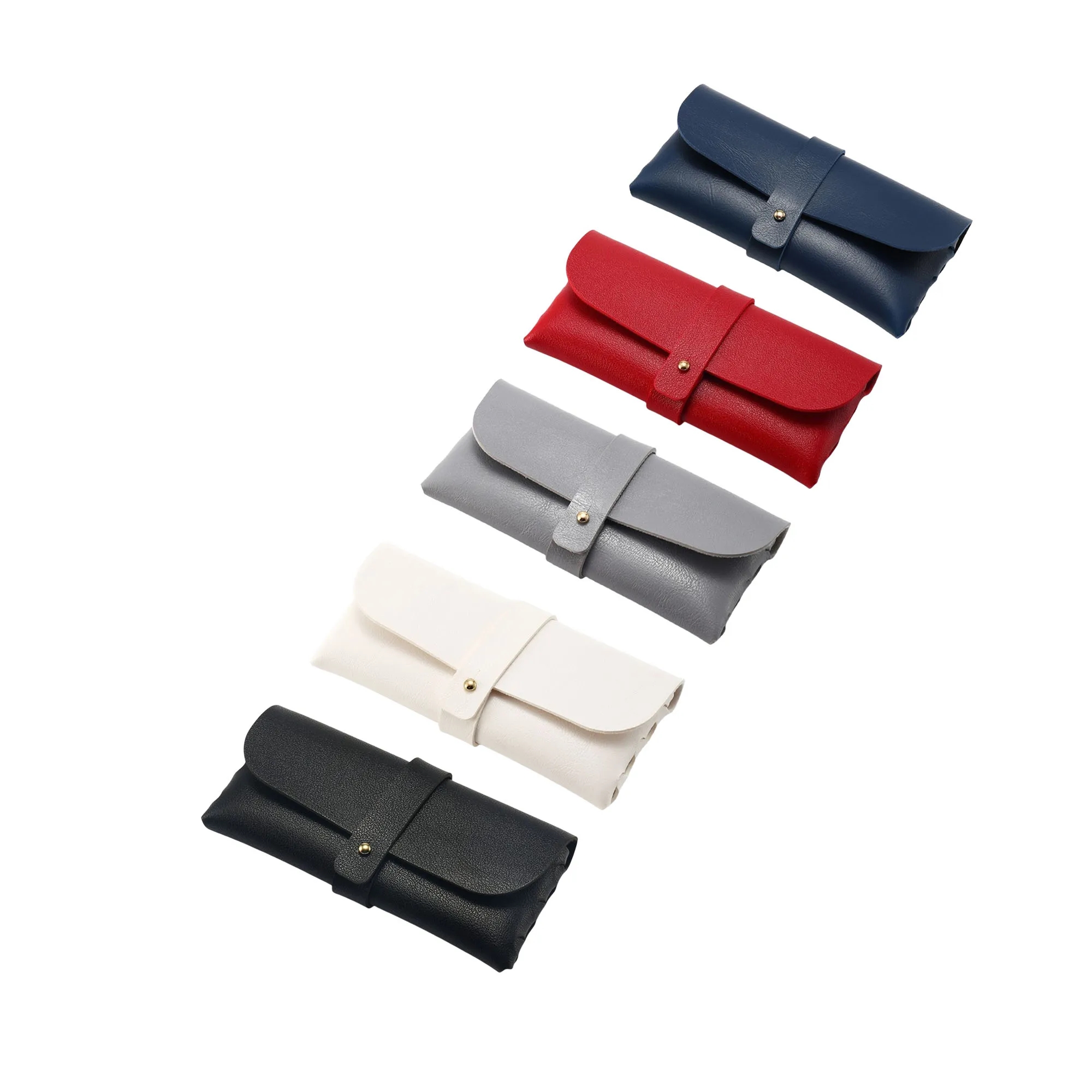 PU Leather Eyeglass Case Soft Sunglasses Pouch 10