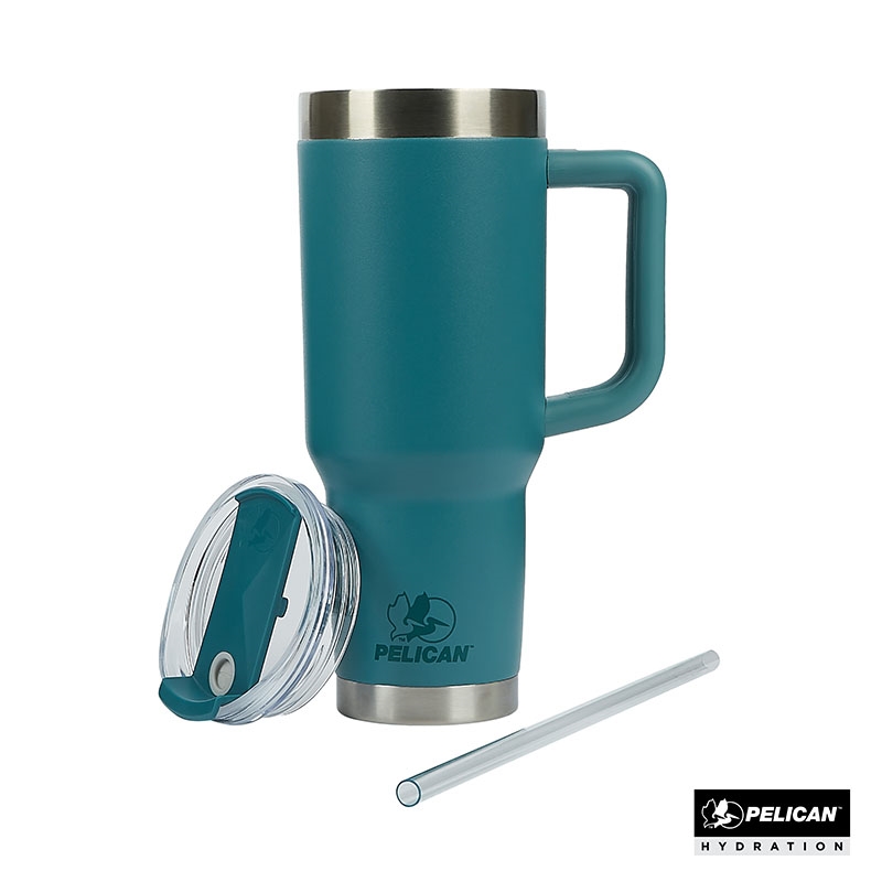 Pelican Porter™ 40 oz. Recycled Double Wall Stainless Steel Travel Tumbler 218