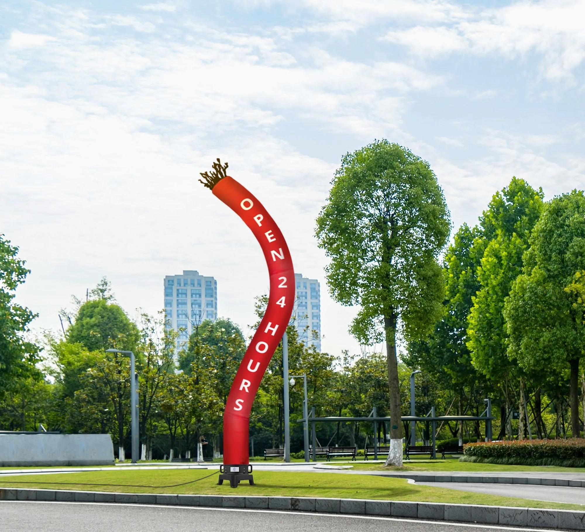 Custom Inflatable Tube with Blower (Single Sided) 11