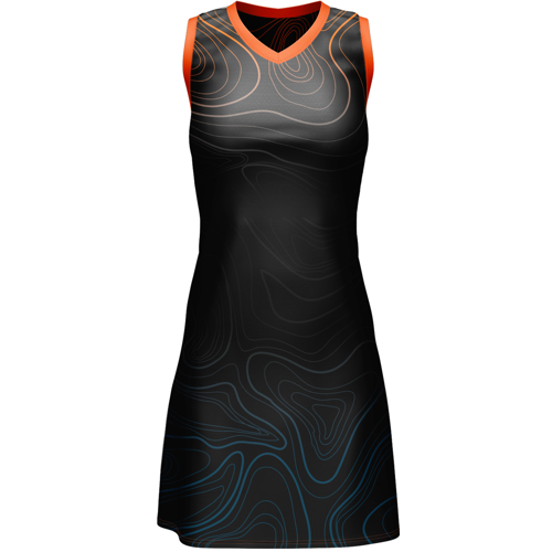 Women's Full Sublimation Premium Netball Dress - PolySpandex 8