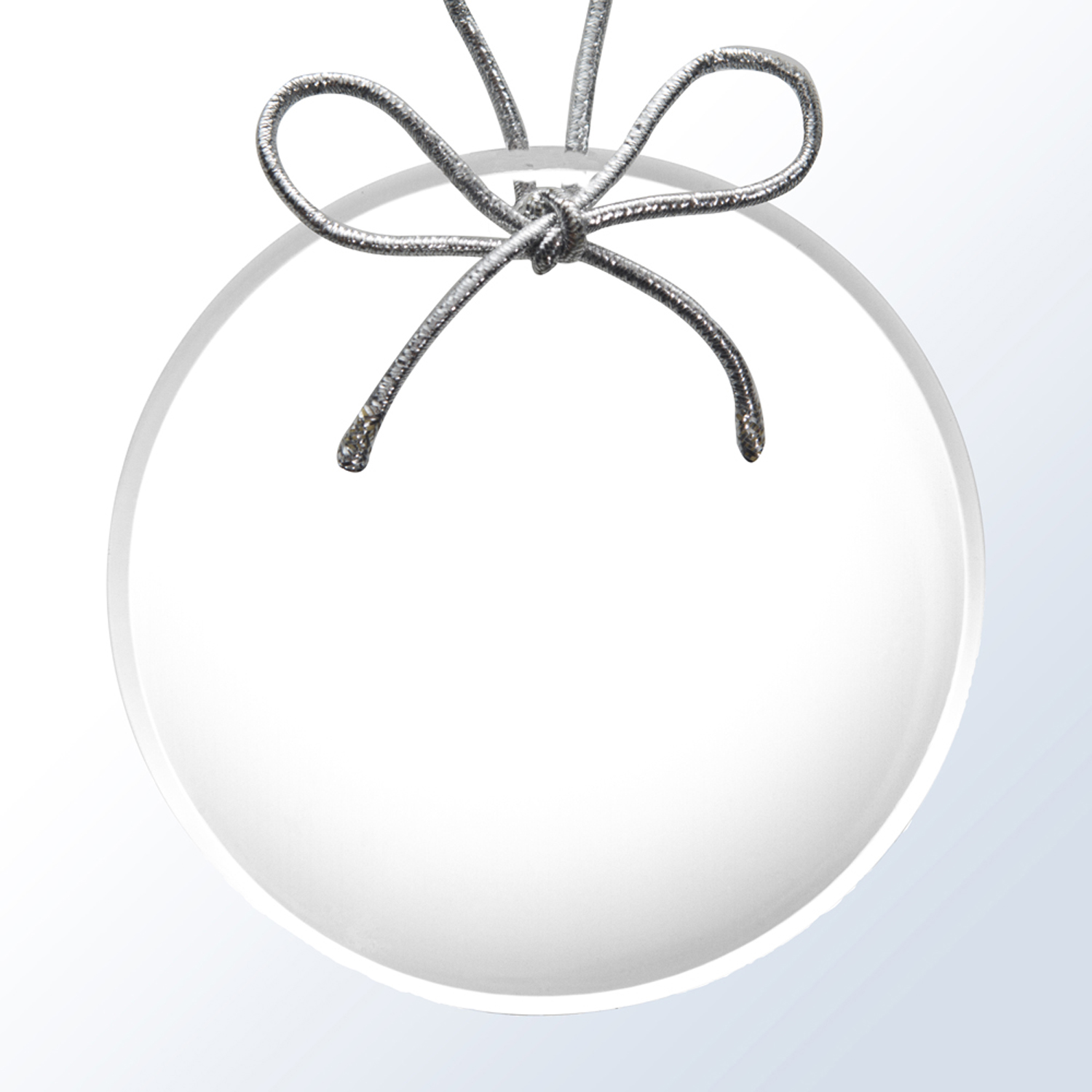 Acrylic Ornament with Silver String - Round 1