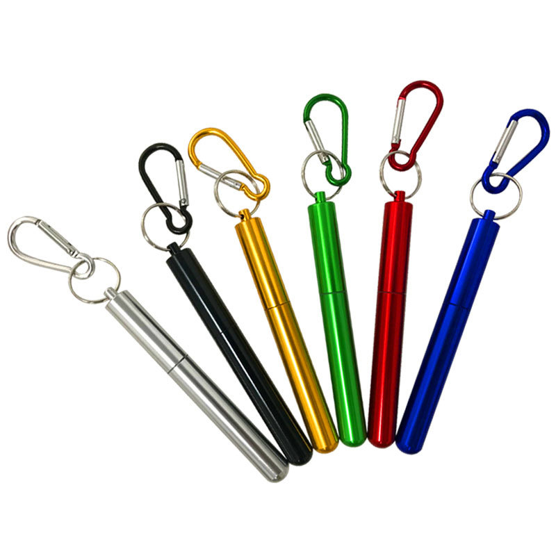 Reusable Collapsible Stainless Steel Straw for Travel 3