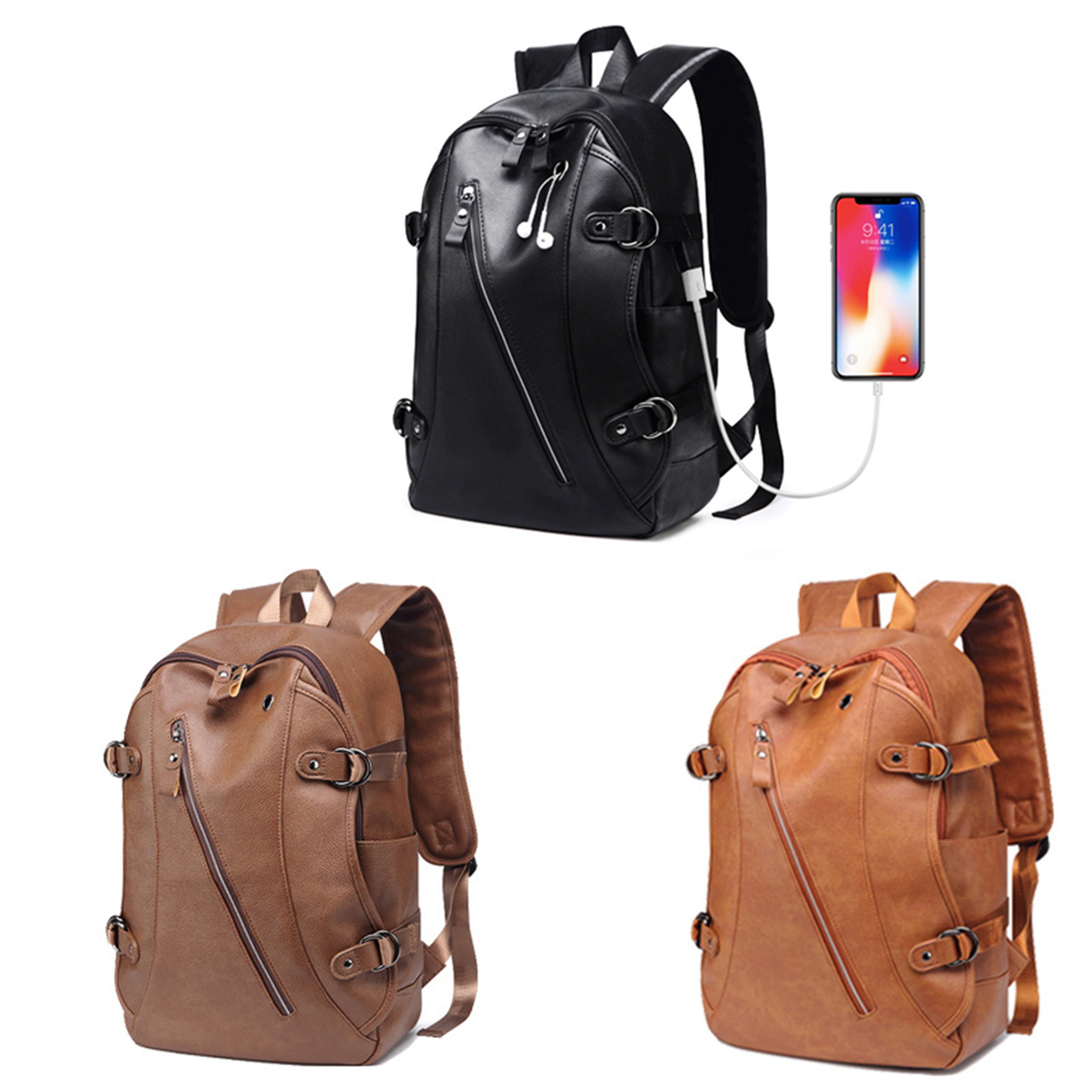 Business Backpack With USB Charging Port 2