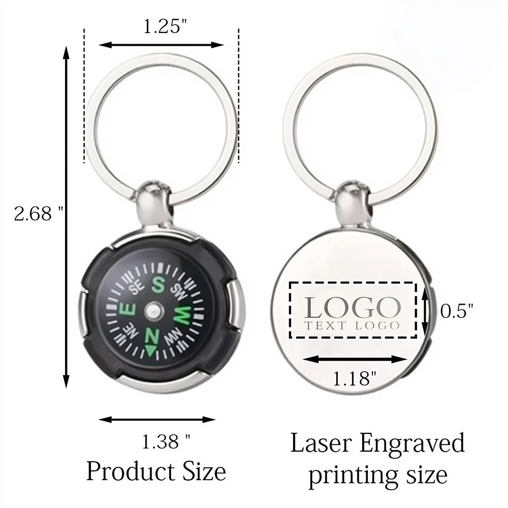 Promo Mini Compass Keychain 4