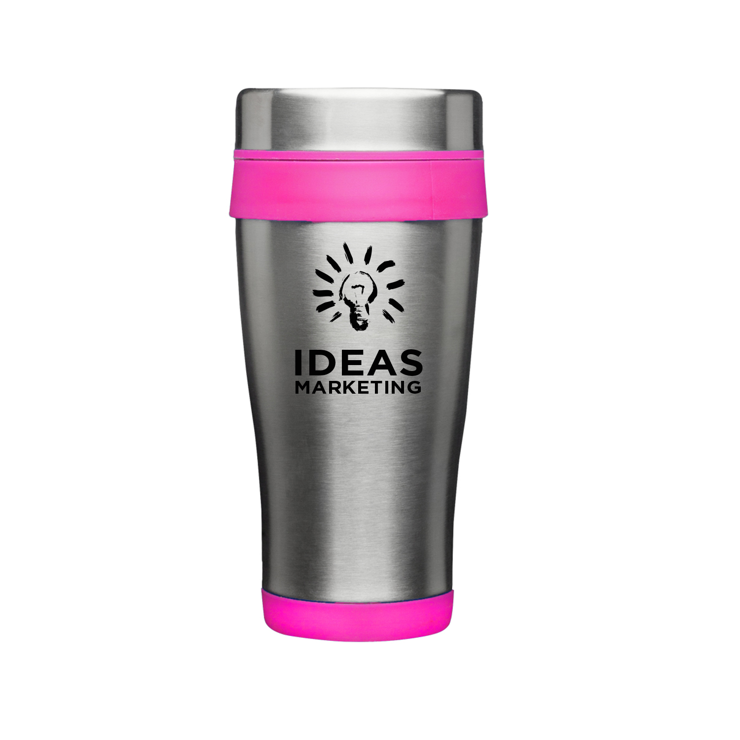 16 oz. Grab-n-Go Insulated Stainless Steel Mug (1 Color Imprint) 9