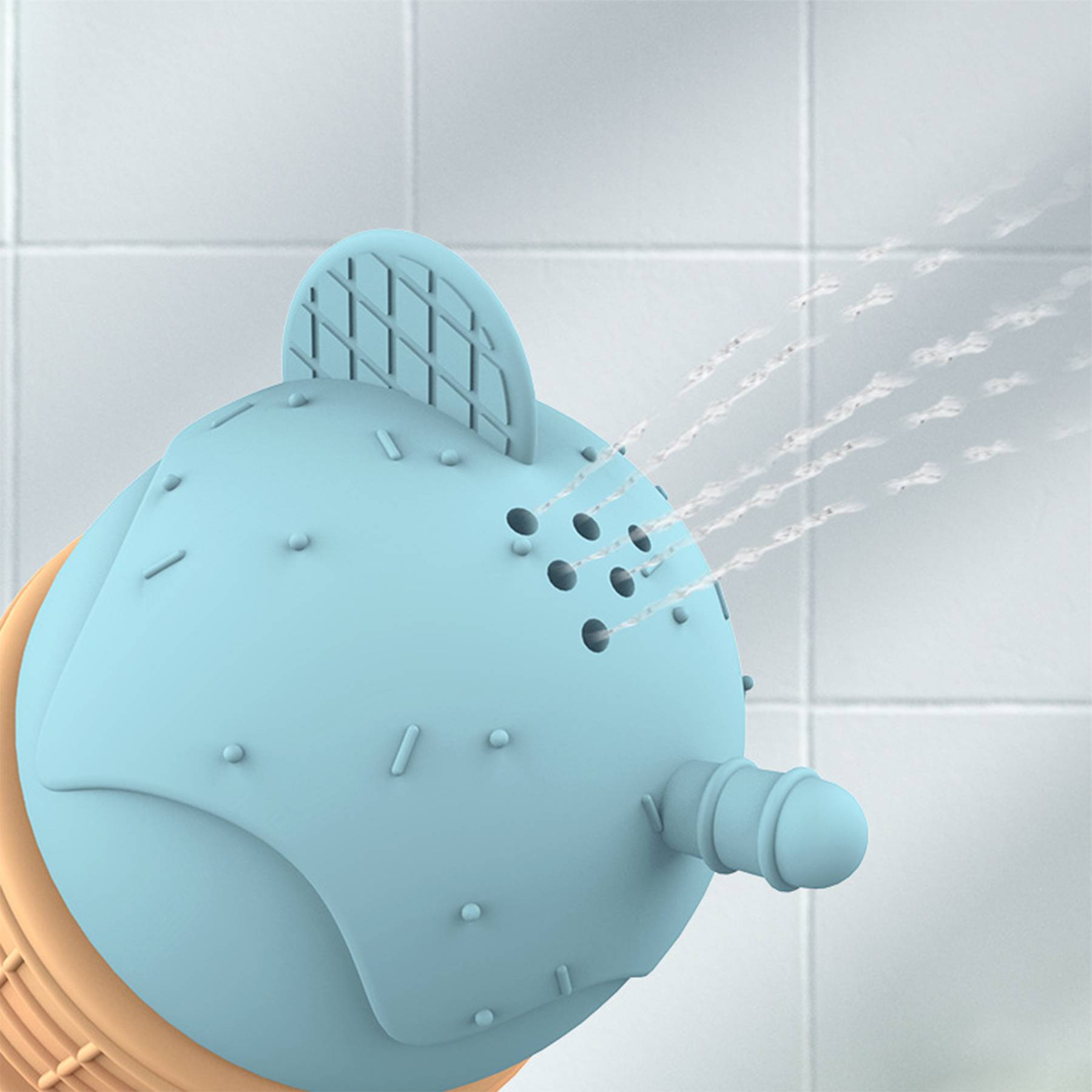 Silicone Ice Cream Bathroom Toys for Kids 3