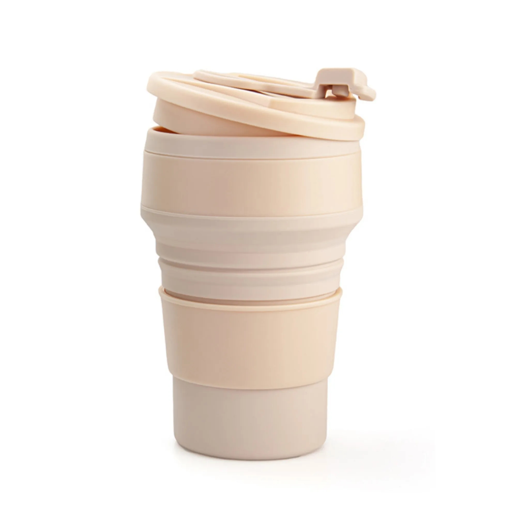 Portable Silicone Folding Cup, Travel Collapsible Mug 2