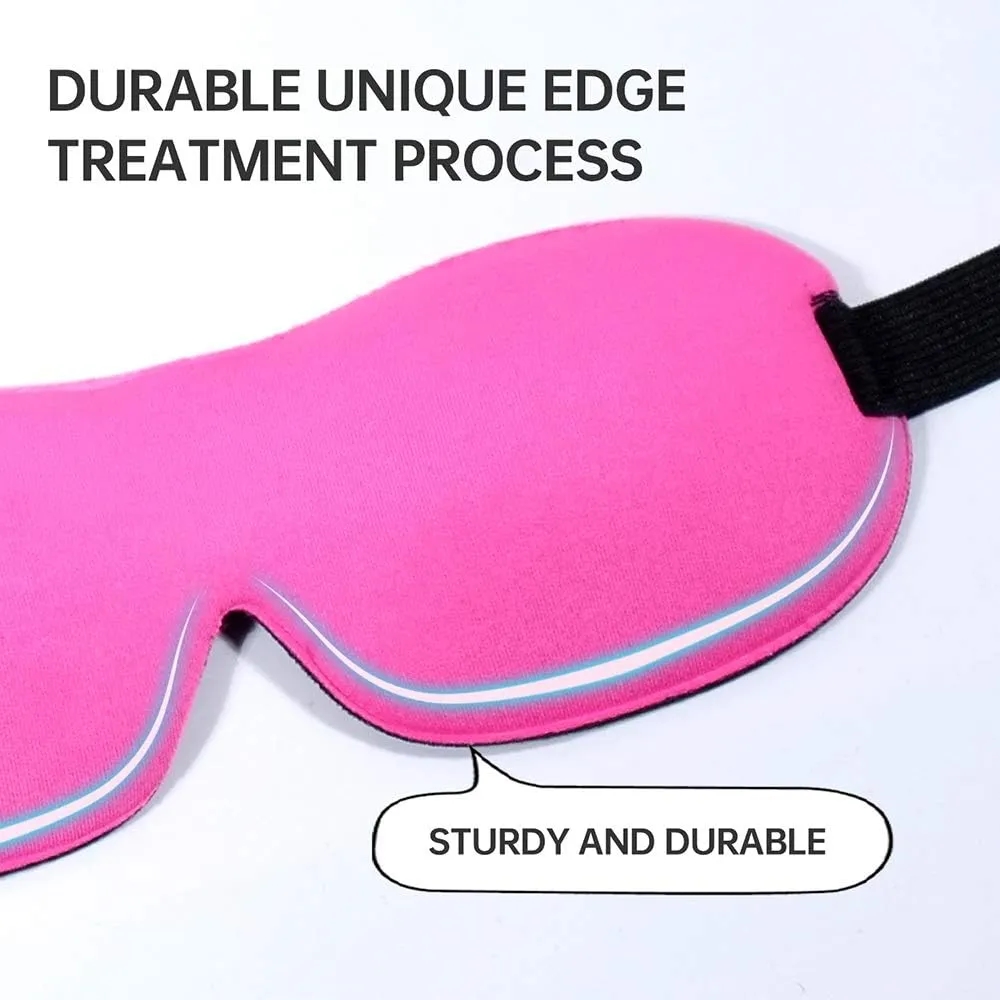 3D Contoured Blackout Eye Mask 1