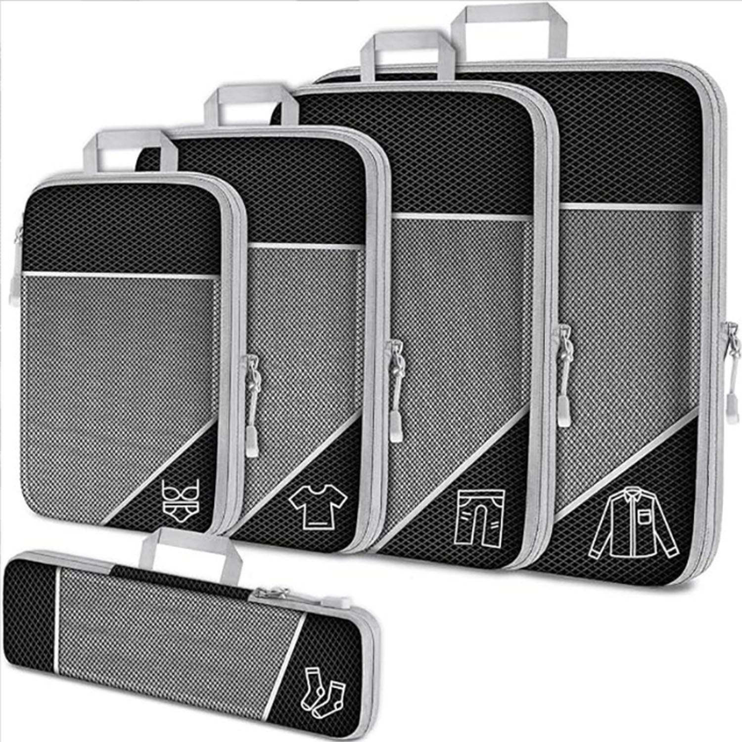 5 PCS Luggage Organizer Bag Packing Cubes 2