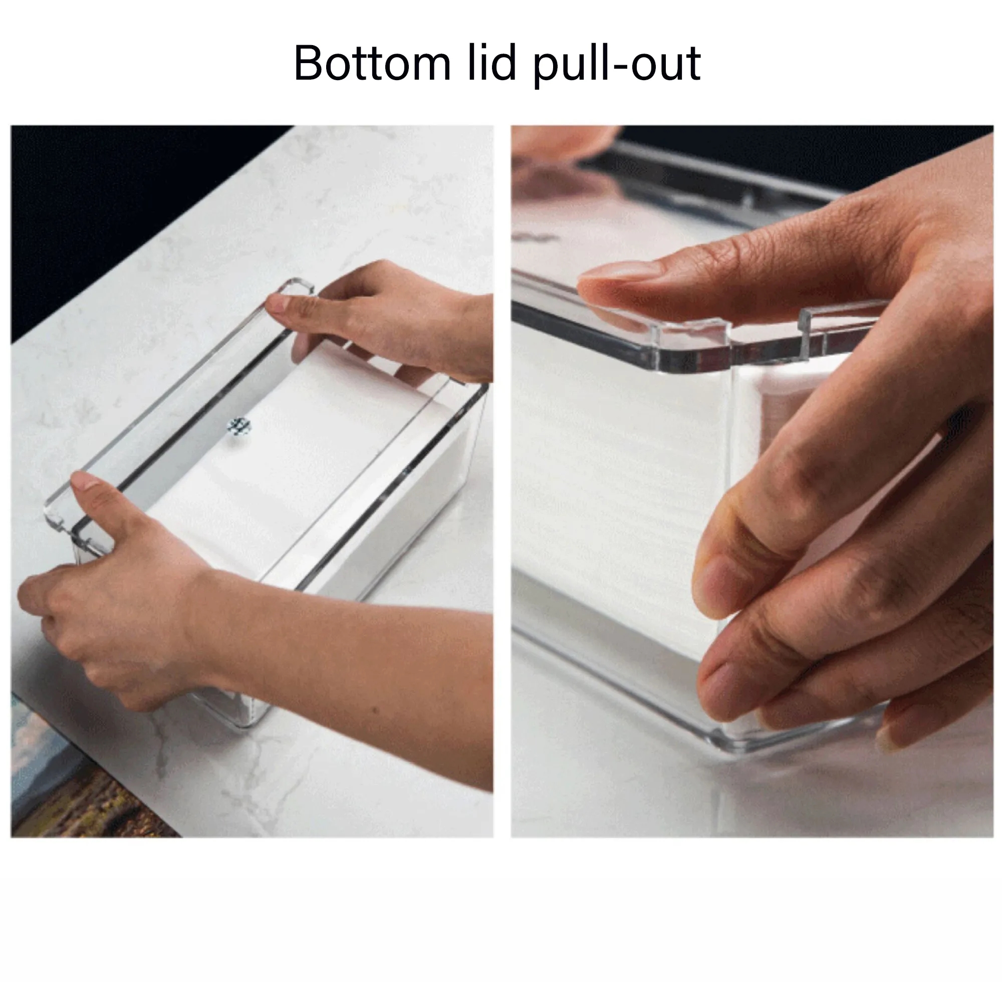 Clear Acrylic Tissue Box 6