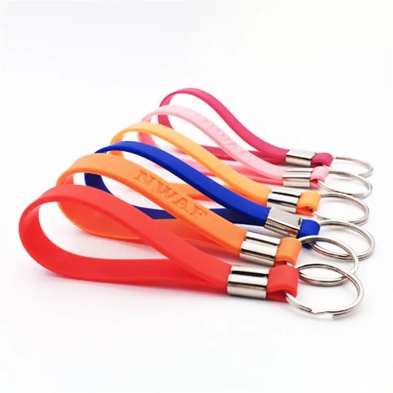 Running Marathon Cross Country Run Silicone Keychains 4