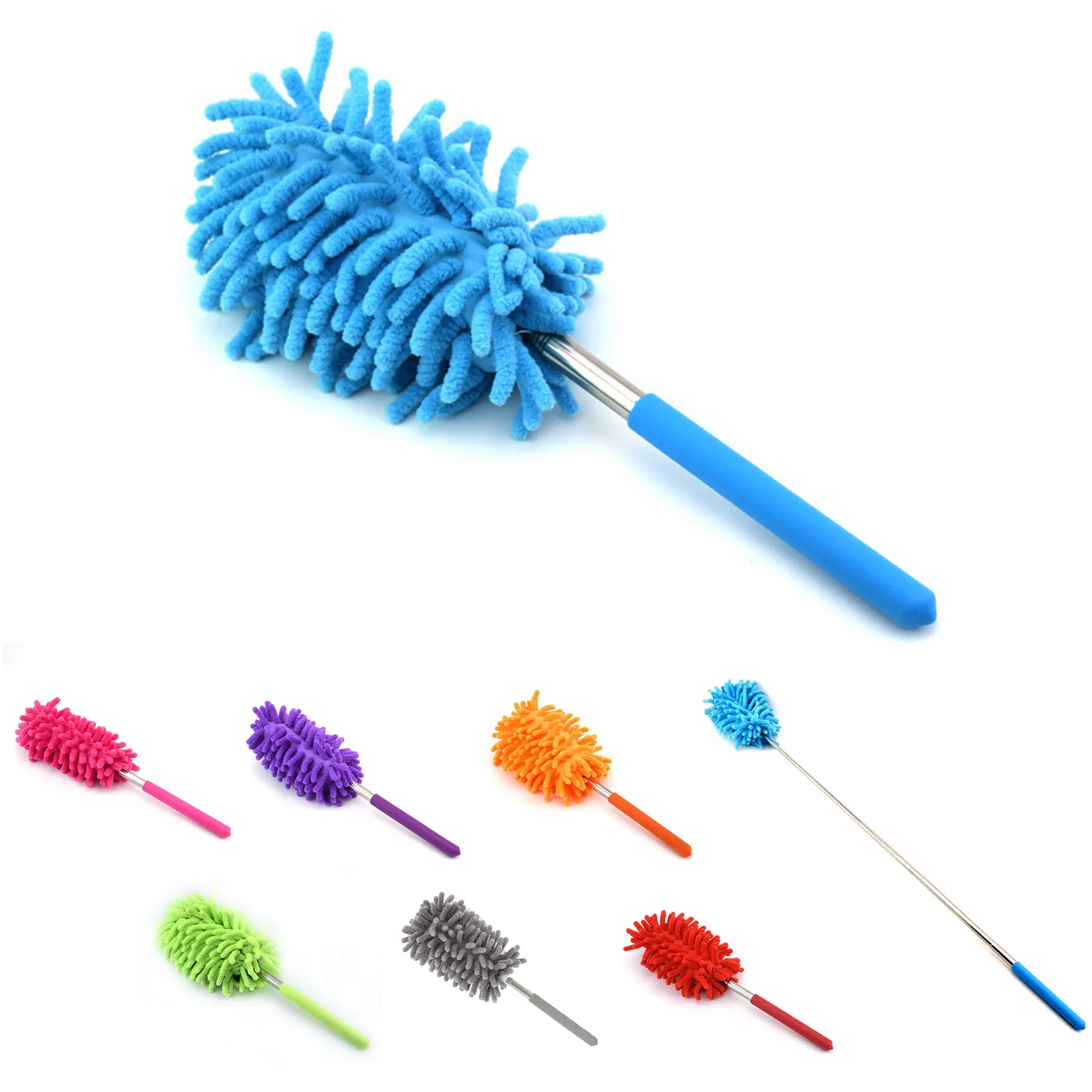 Extendable Feather Duster for Cleaning 3