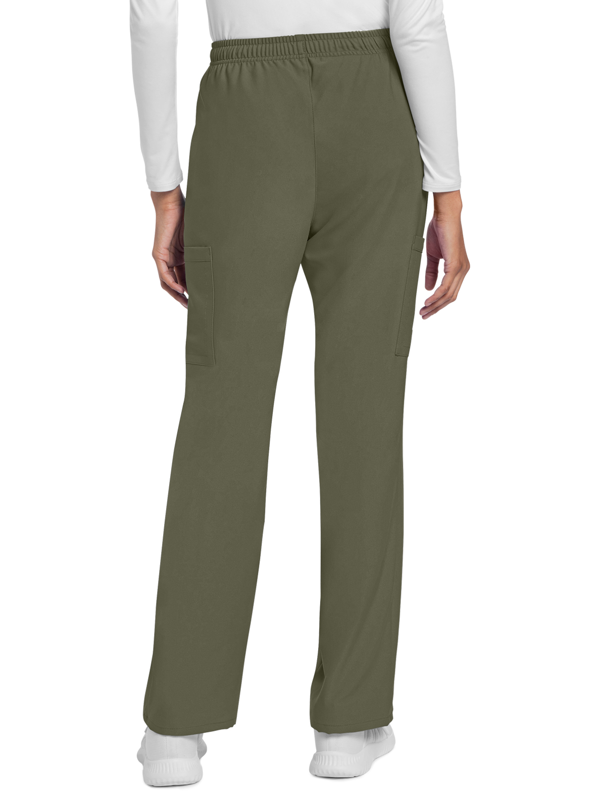 Cherokee - WW Originals Ultra - Women's 4-Pocket Drawstring Cargo Pant 2