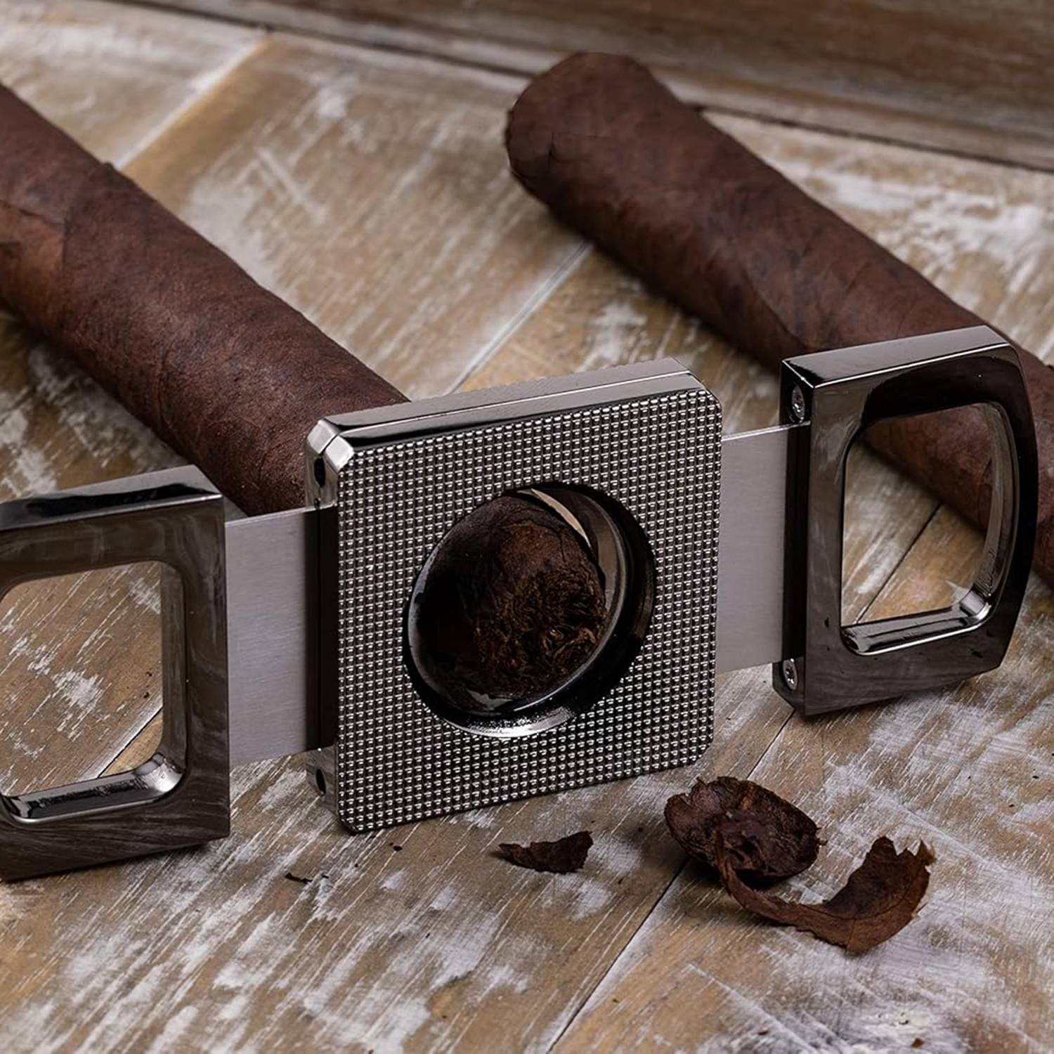 Stainless steel cigar cutter 5