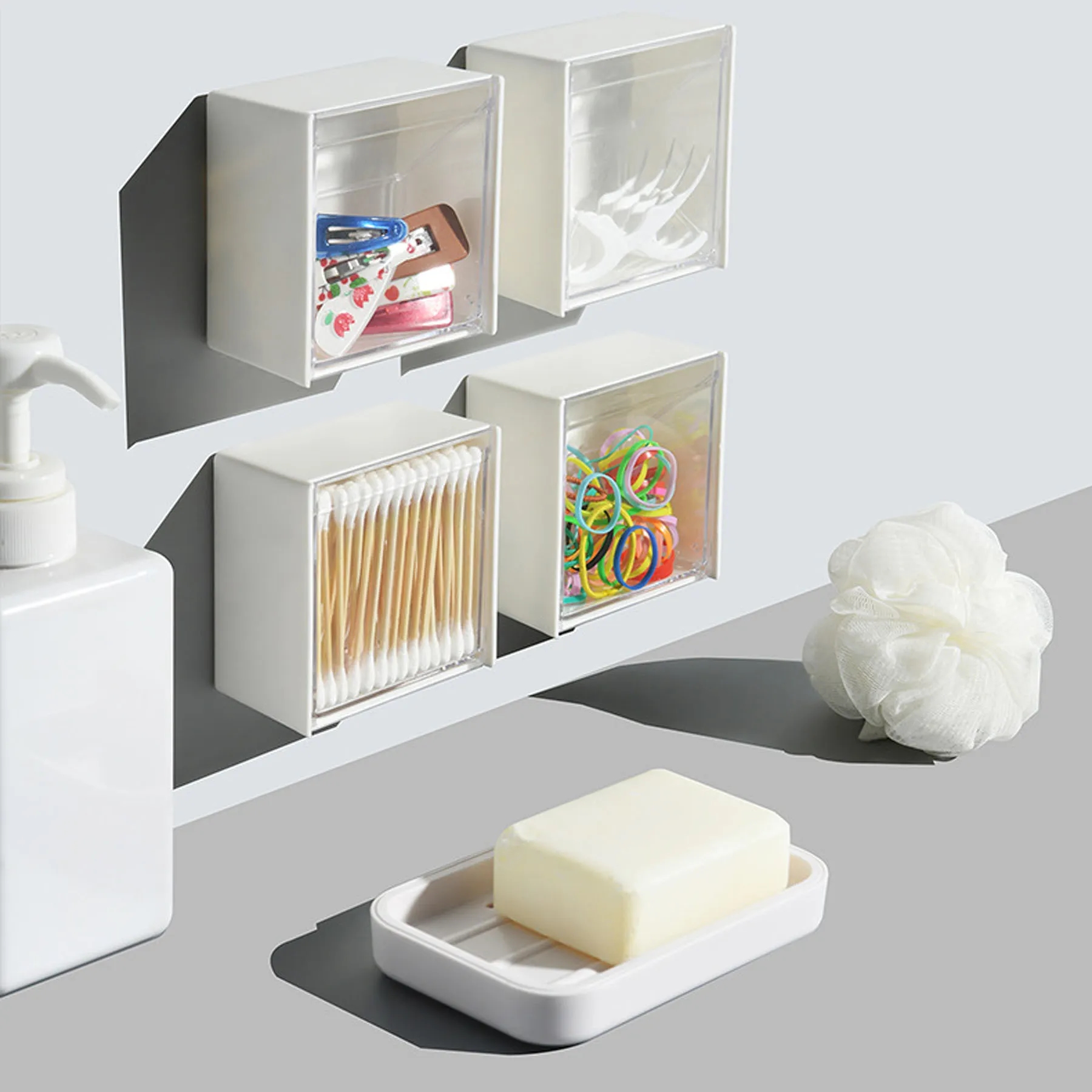 Wall Mounted Flip Storage Box 4