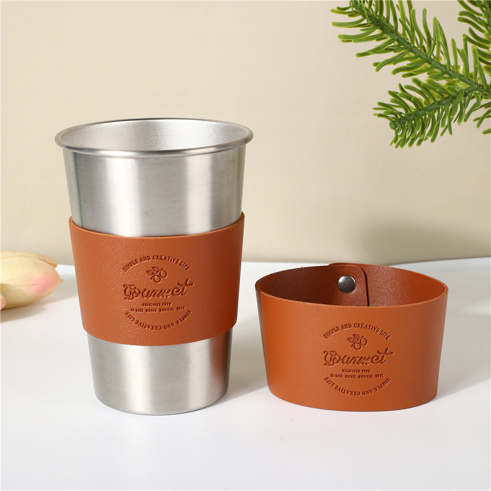Leather Coffee Cup Sleeves 4