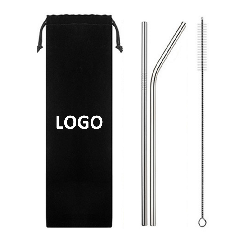 Stainless Steel Drinking Straw Set 2