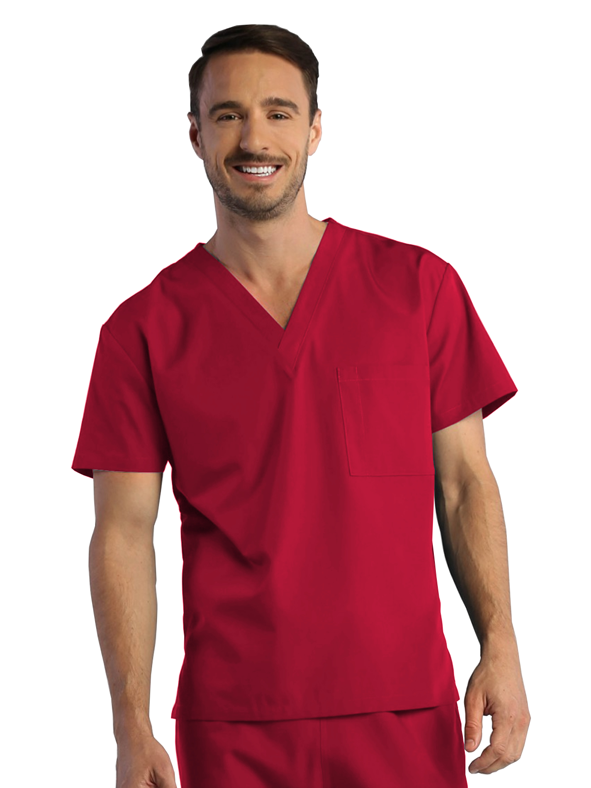 Maevn - Red Panda - Unisex One-Pocket V-Neck Top 11