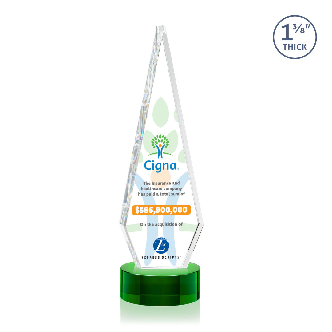 Springfield VividPrint™ Award on Stanrich Base - Green 14