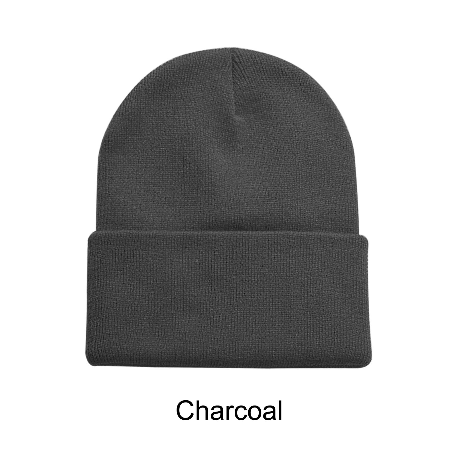 12" High Acrylic Beanie Knit Cap 10