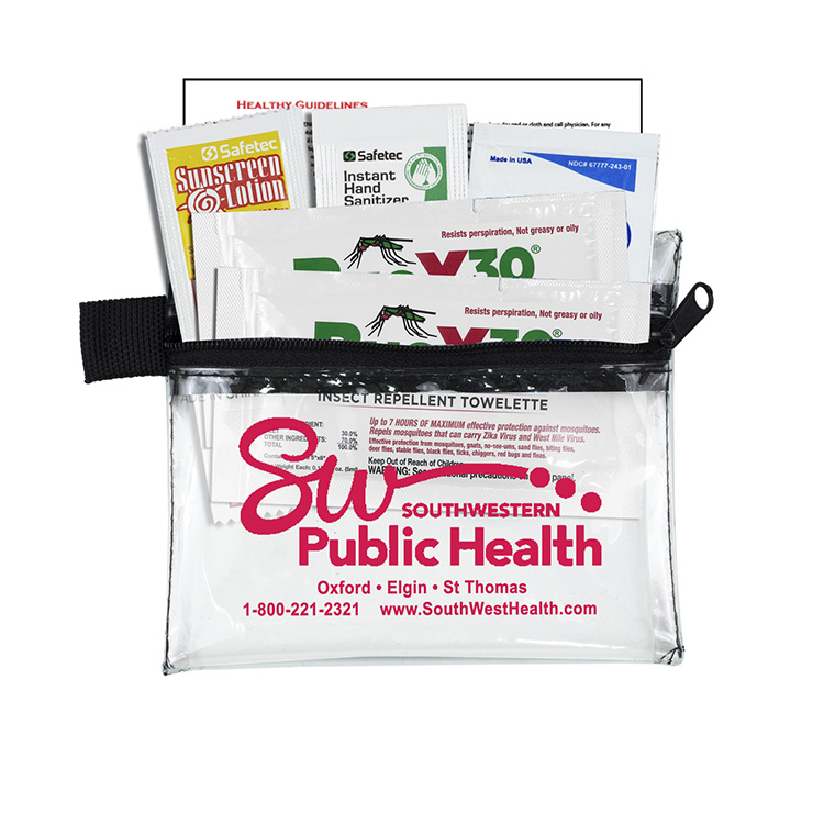 'Stay Safe Kit' 5 Piece Insect Repellent Kit in Zipper Pouch 15