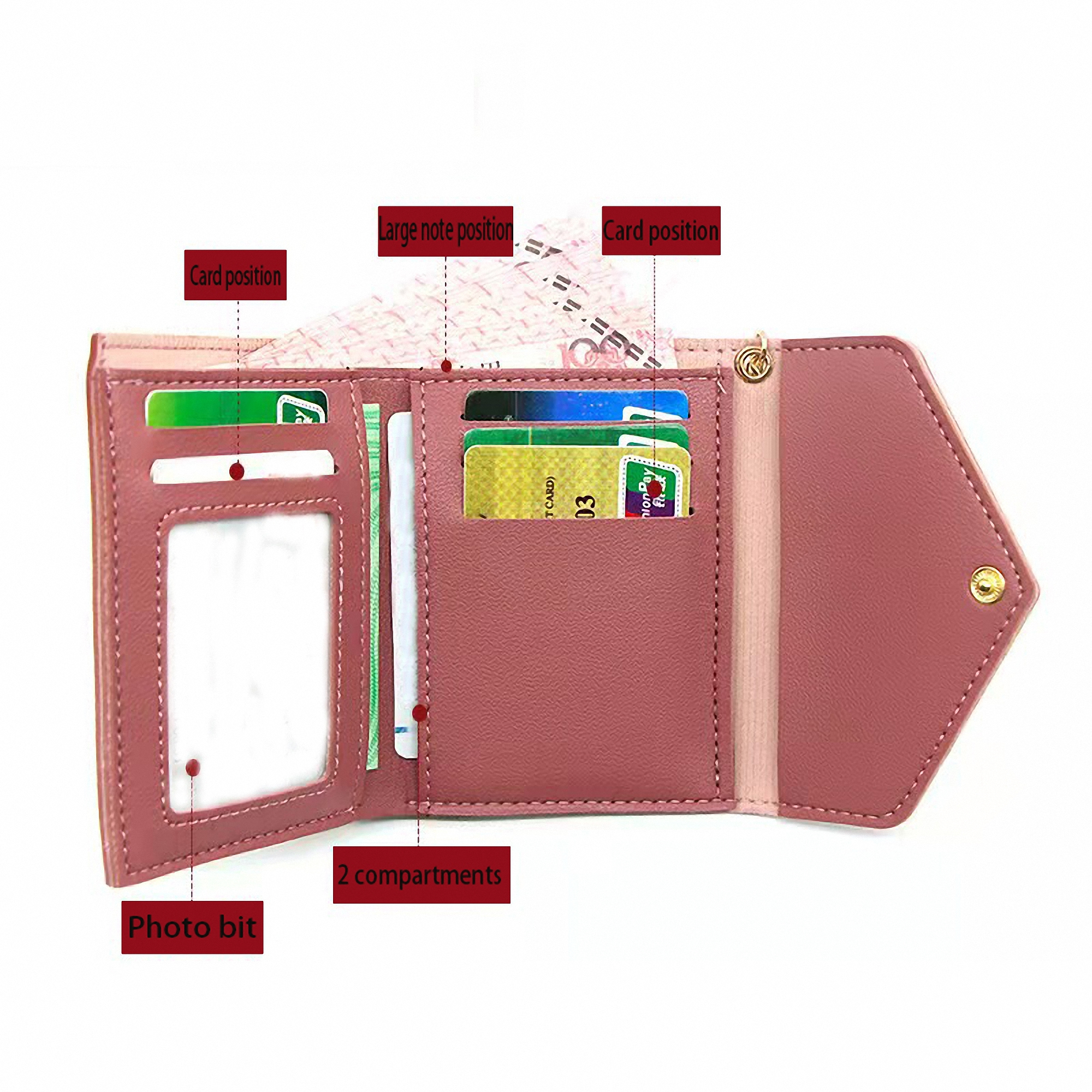 Tassel Keychain Wallet Card Holder 4