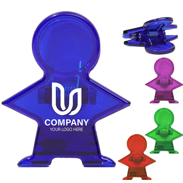 Promotional People Clip With Magnet 3