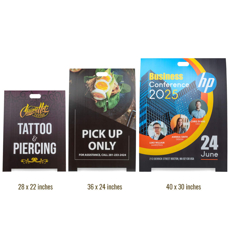 28 X 22 Inch Custom Sandwich Boards 17