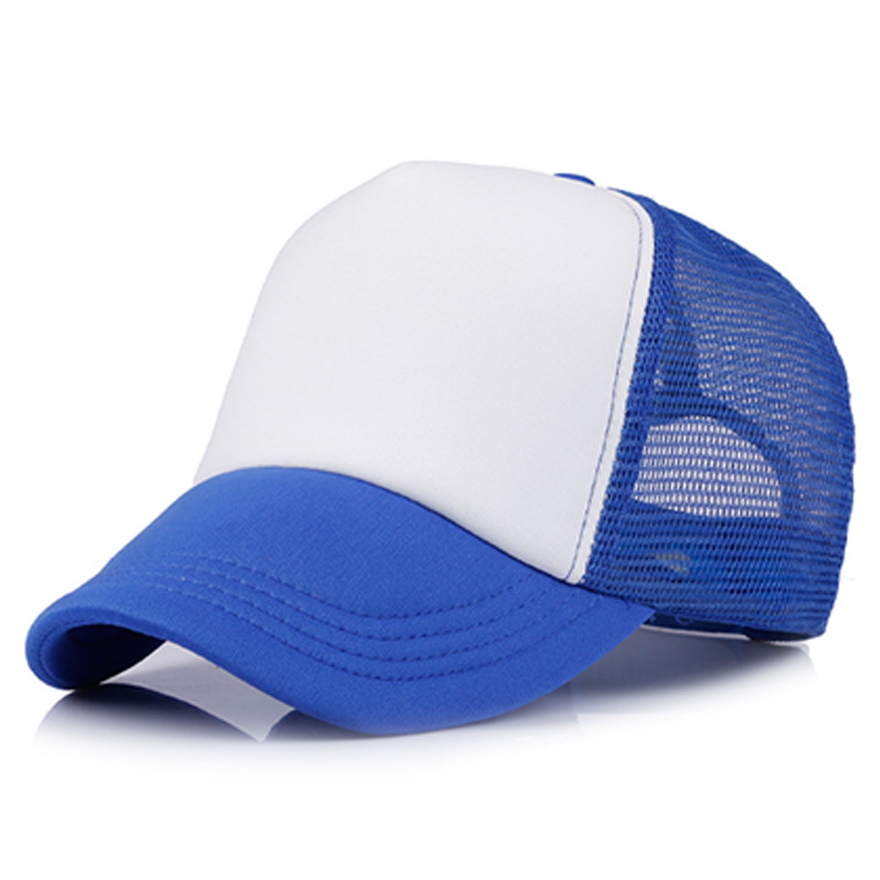 Short Brim Mesh Back Baseball Cap 13