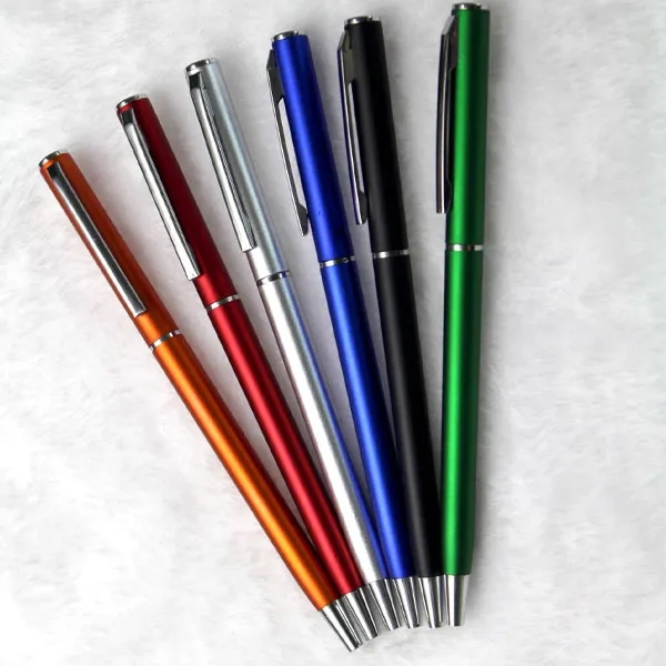 Plastic Slim Twist Ballpoint Pen 4