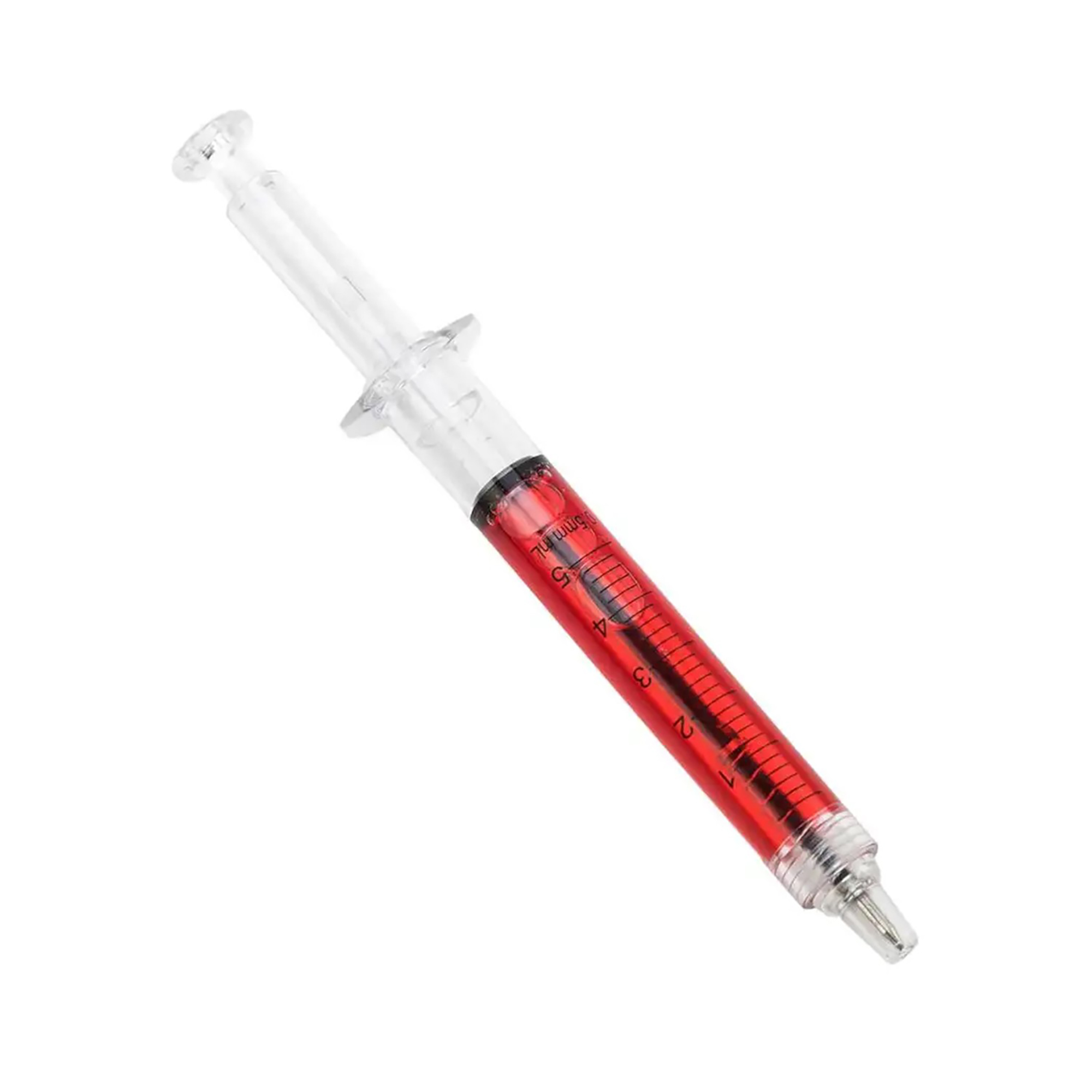 Syringe Ballpoint Pen Shape Oily Rollerball 3