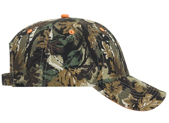 OTTO CAP® Camouflage 6 Panel Low Profile Baseball Cap 7