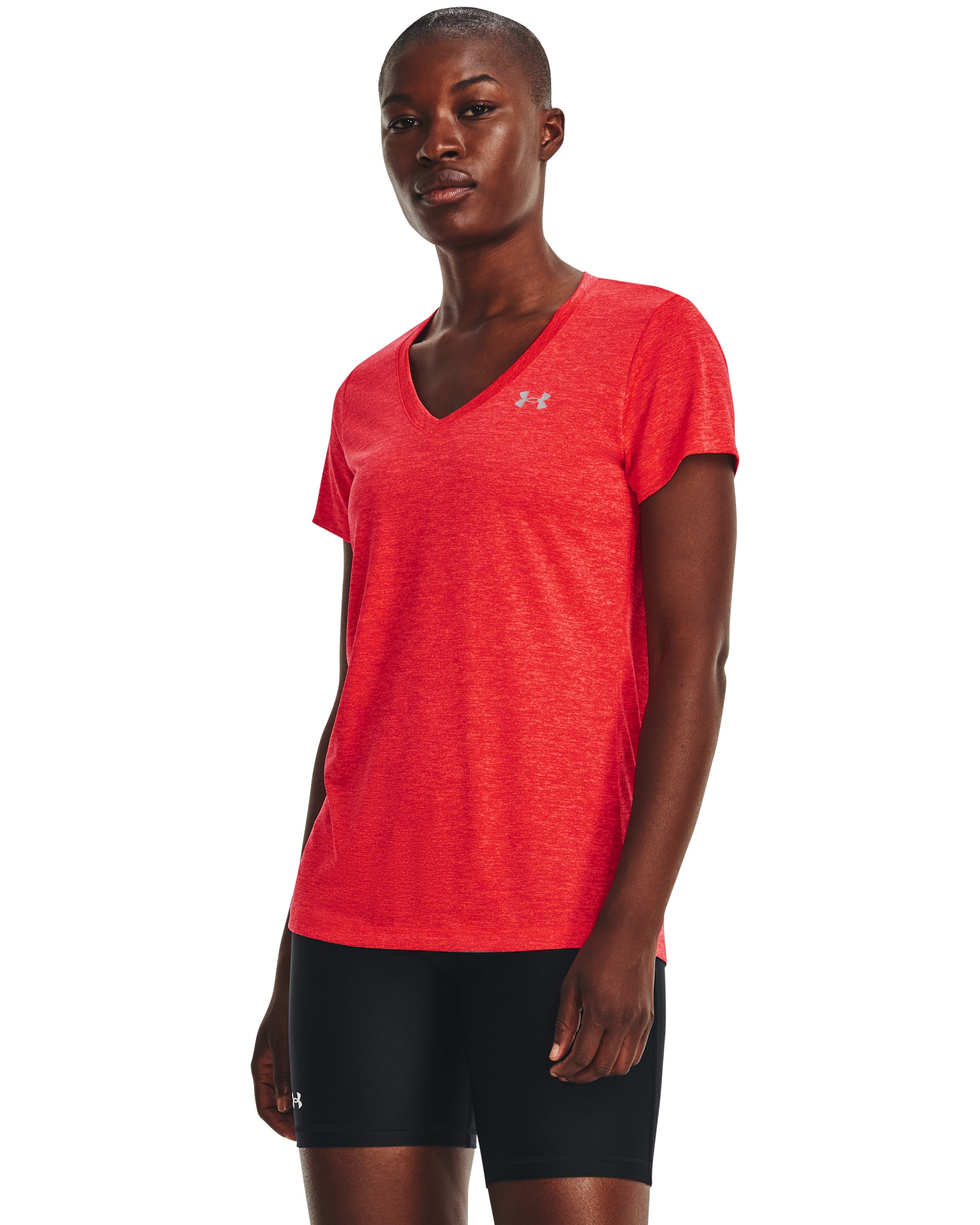 UA Tech Twist Women's V-Neck Short Sleeve 24