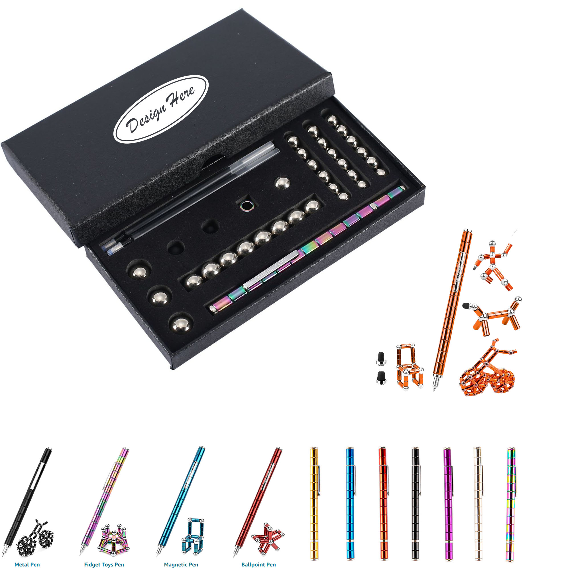Magnetic Levitation Toy with Stress Relief Function & Pen 4