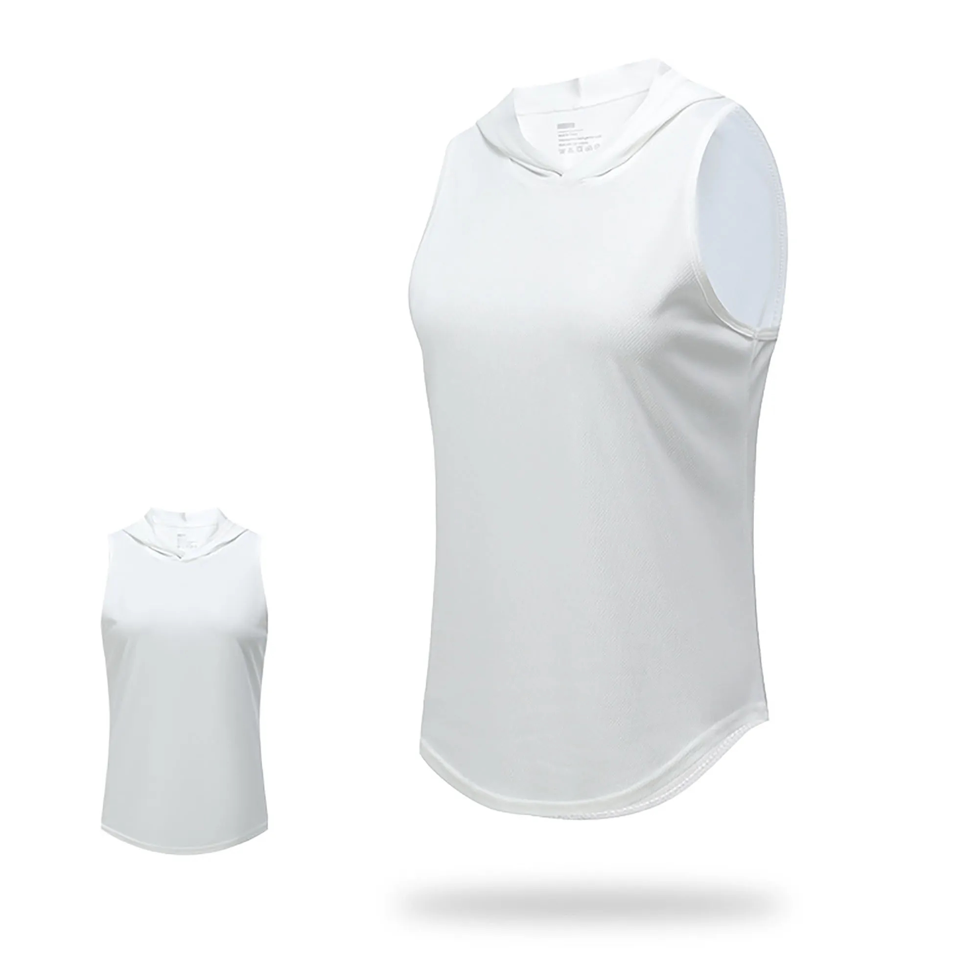 Women Breathable Hooded sports vest With Logo For Sport, Gym 2